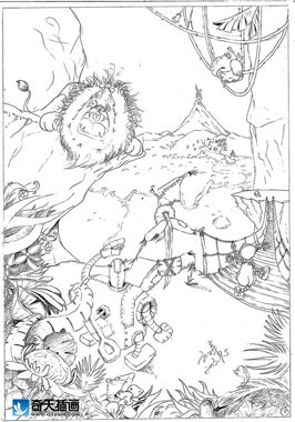 奇天CG學院,手繪插畫,插畫44
