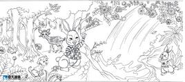 奇天CG學院,手繪插畫,森林的早晨