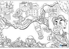 奇天CG學院,手繪插畫,神燈