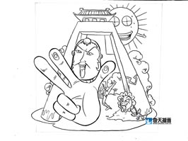 奇天CG學院,手繪插畫,腦經急轉彎3