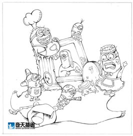 奇天CG學院,手繪插畫,綠野仙蹤 -