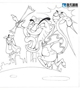 奇天CG學院,手繪插畫,插畫f