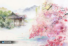 奇天CG學院,手繪插畫,祥和