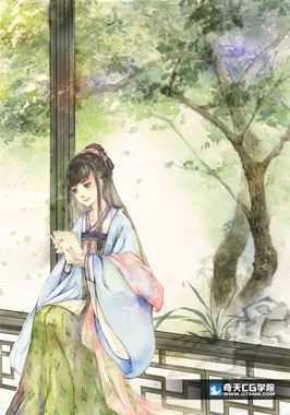 奇天CG學院,手繪插畫,東凰棲