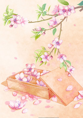 奇天CG學院,手繪插畫,花落