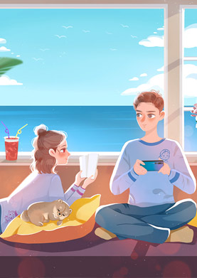 奇天CG學院,視覺插畫,向往生活