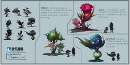 奇天CG學院,游戲場景,植物設計作品