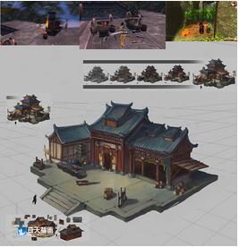 奇天CG學院,游戲場景,鐵匠鋪