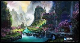 奇天CG學院,游戲場景,中國風場景概念設計