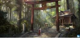 奇天CG學院,游戲場景,神社