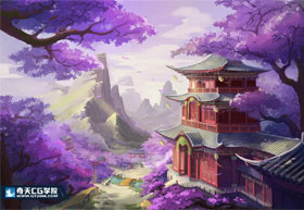 奇天CG學院,游戲場景,閣樓場景