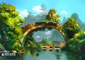 奇天CG學院,游戲場景,場景氛圍圖
