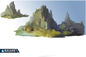奇天CG學院,游戲場景,場景習作