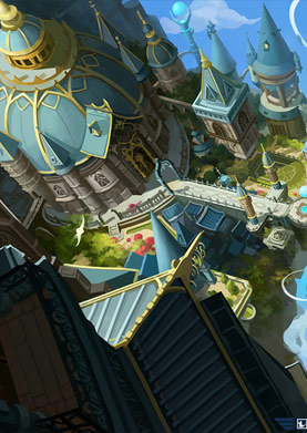 奇天CG學院,游戲場景,歐式場景建筑