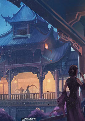 奇天CG學院,游戲場景,中國風建筑