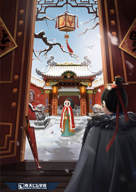 奇天CG學院,游戲場景,游戲場景：等待