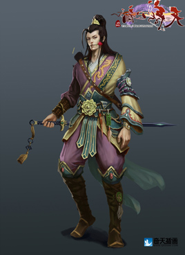 奇天CG學院,游戲角色,云中鶴