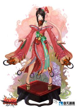 奇天CG學院,游戲角色,刀魂鬼面姬
