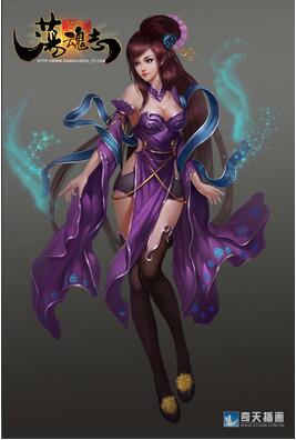 奇天CG學院,游戲角色,玲瓏仙子