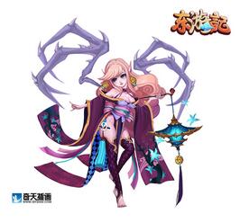 奇天CG學院,游戲角色,蜘蛛精