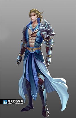 奇天CG學院,游戲角色,武士