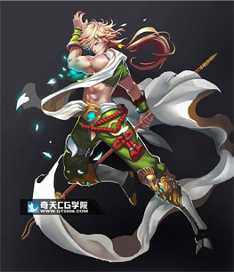 奇天CG學院,游戲角色,韓式立繪