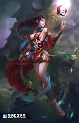奇天CG學院,游戲角色,戰書