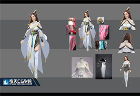 奇天CG學院,游戲角色,NPC角色設計