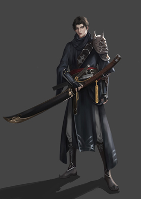 奇天CG學院,游戲角色,武士角色設計